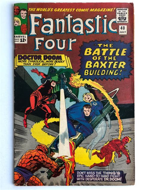 Fantastic Four 40 Daredevil And Dr Doom Appearance Higher Grade