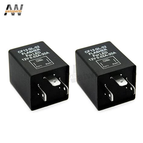 Aw Electronic Flasher Cf13gl 02 Led Flasher Relay 3 Pin For Turn Signal
