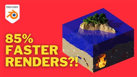 How To Render Super Fast In Cycles Easy Blender Tutorial Youtube