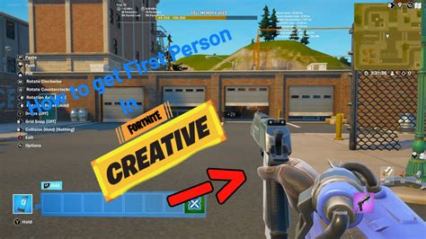 How To Get First Person In Fortnite Creative Youtube