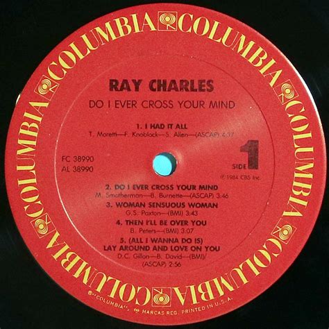 Do I Ever Cross Your Mind Ray Charles Album Review