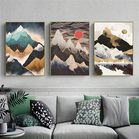 Canvas Painting Landscape Wall Art Canvas Painting Abstract Landscape