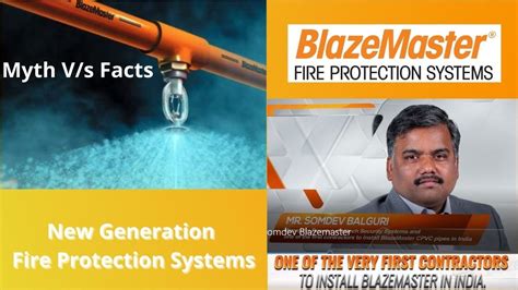 Blazemaster Cpvc Fire Protection Systems India Myth Versus Facts