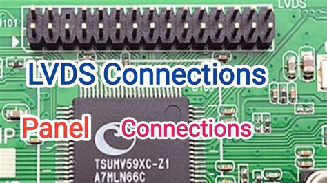 How To Connect Lvds Connections Of Lcdled Tvlvds Youtube