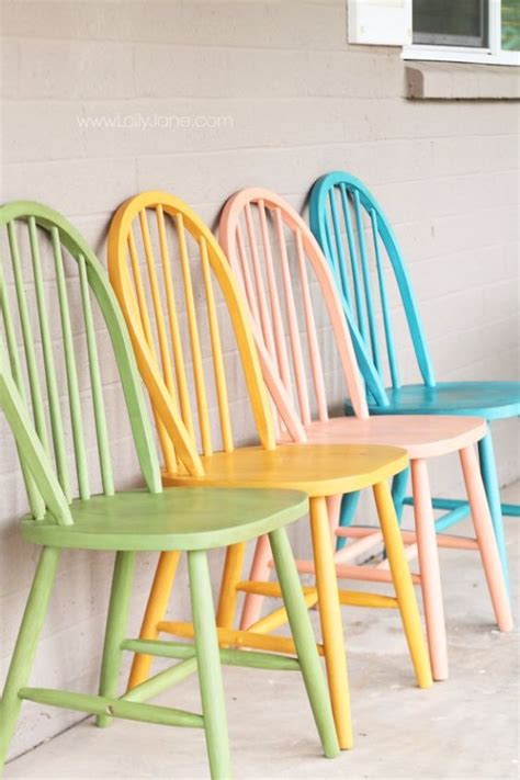 40 Vibrant Diy Painted Chair Design Ideas