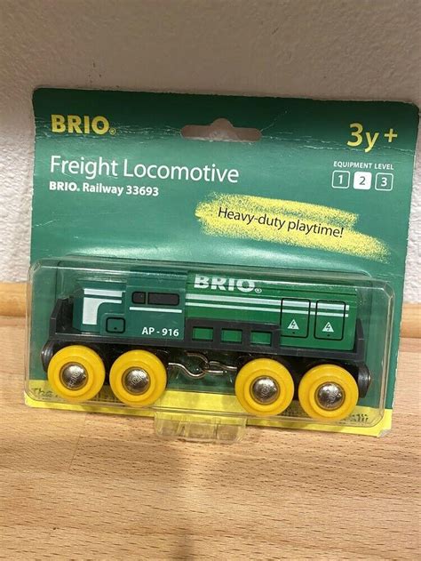 Brio Green Locomotive Train Ap 916 Freight Locomotive 33693 New