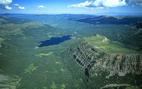Airphoto Aerial Photograph Of Trappers Lake Garfield County