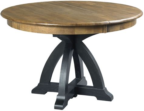 These modern designs ensure a dining room that looks great in the everyday and where you can host friends and family and enjoy spectacular evenings together. Stone Ridge Extendable Round Dining Table from Kincaid (72 ...