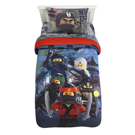 The Lego Ninjago Movie Comforter Twinfull Kids Bedding Reversible