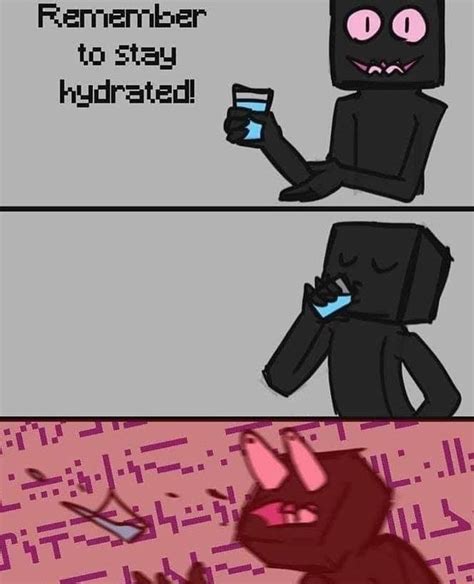Rip Enderman Died From Water Last Words Remember To Stay
