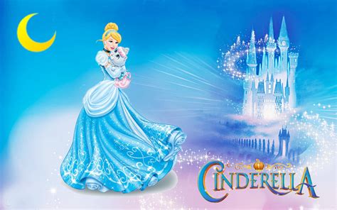 Princess Cinderella Lovely Fairy Tale Cartoon Walt Disney New Desktop