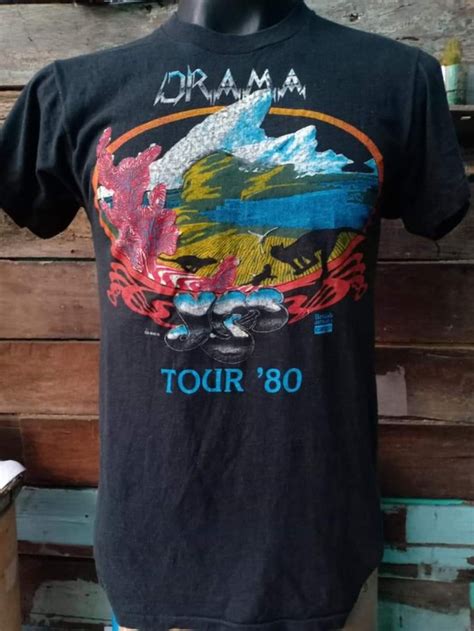 Yes Drama Tour 1980 Vintage Tshirt Etsy
