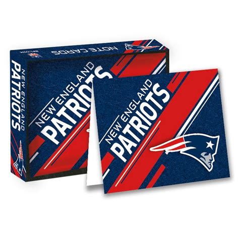 Nfl New England Patriots Boxed Note Cards