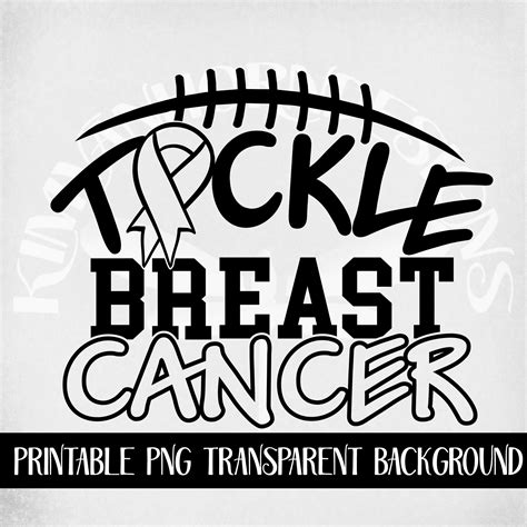 Tackle Breast Cancer Single Layer Svg And Dxf Cut Files Etsy
