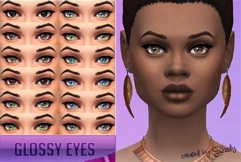 Mod The Sims Glossy Eyes By Shady • Sims 4 Downloads Sims 4 Cc Eyes