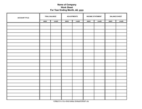 In order to use excel worksheets to do the task that you want, it is necessary to understand exactly how to make use of the formulas and also information that are consisted of in the design template. Free Printable Accounting Ledger Sheets | Balance sheet ...