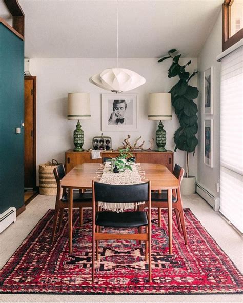 Obsessed With That Rug ️ Gorgeous Dining Room By Dreamgreendiy 🙌🏼