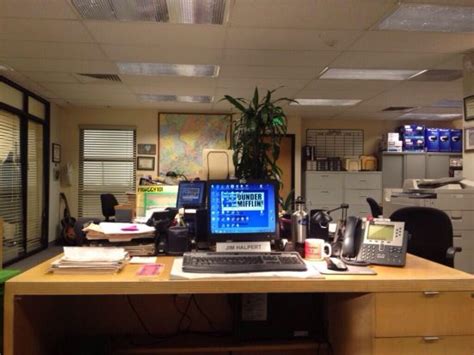 Jim Halperts Desk For The Office Zoom Background Joes Daily