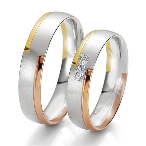 Aug 17, 2021 · mundo entre alianzas y temores: Anillo de Boda de Oro Blanco, Rosa y Amarillo de 0.06ct y 5mm