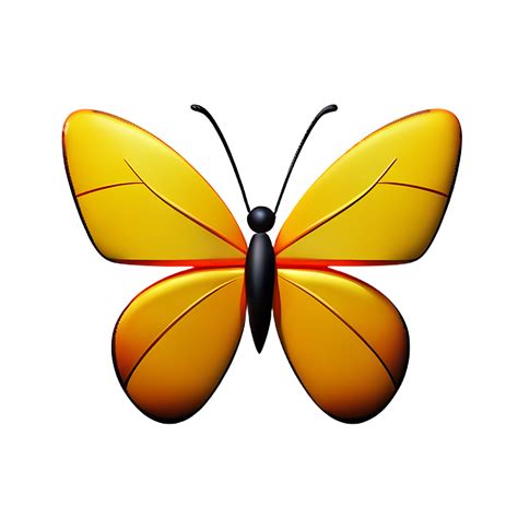Butterfly 3d Icon Illustration 28238957 Png