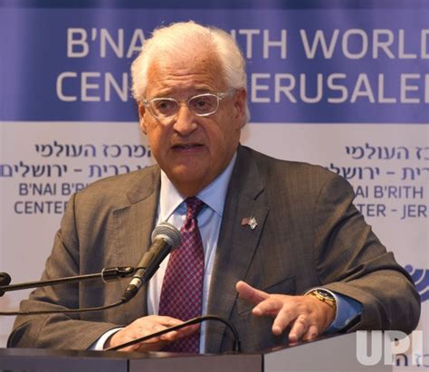 Photo Us Ambassador To Israel David Friedman Speaks In Jerusalem