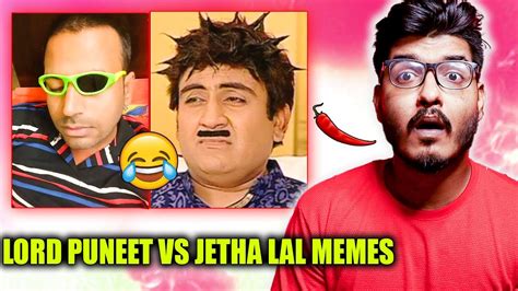 Puneet Superstar Vs Jetha Lal Memes Kal Ka Londa Youtube