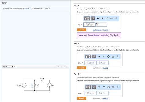 Solved Item Consider The Circuit Shown In Figure Chegg Com