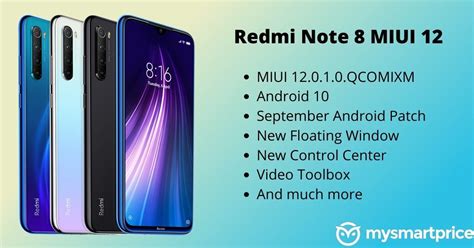 821 fxiaomi redmi note 8 pro comes with android 9.0 6.53 inches ips fhd+ display, helio g90t chipset, quad rear and 20mp selfie cameras, 6/8gb ram and 128/ rom. Redmi Note 8 MIUI 12 update begins rolling out, here's the ...