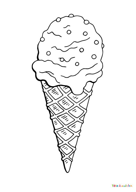 Mini dessin dessin kawaii dessin à faire dessins faciles coloriage point de croix garderie. Dessin Cornet De Glace - Creme Glacee Cornet De Creme ...