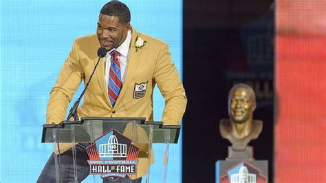Andre Reed Packs Emotion Michael Strahan Laughs At Hall Of Fame