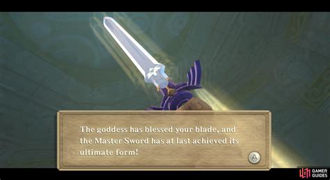 true master sword swords gear and items the legend of zelda skyward sword hd gamer guides®