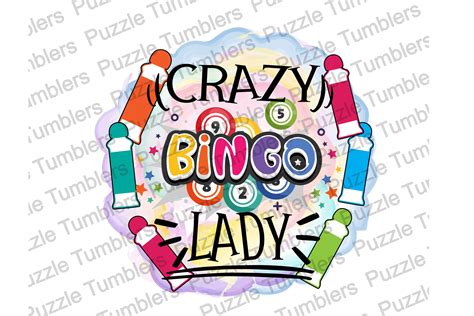 Crazy Bingo Lady Graphic By Jennifer Short · Creative Fabrica