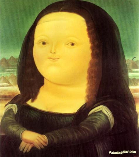 Mona Lisa Aged Twelve Artwork By Fernando Botero Oil Painting And Art