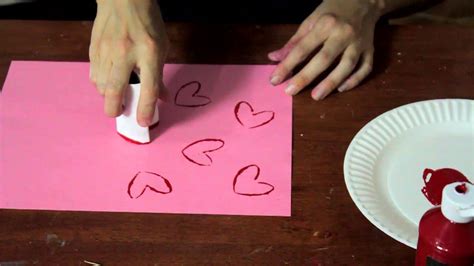 Preschool Project Ideas With Painting Hearts Arts