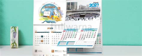 Percetakan Kalender Dinding 2024 Bisa Request Ukuran Dan Desain