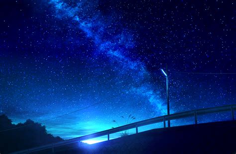 Park Anime Night Wallpapers Wallpaper Cave