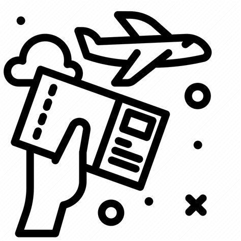 Airplane Airport Boarding Flight Pass Ticket Travel Icon Download On Iconfinder