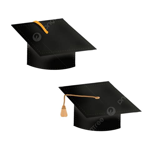대학원에 대한 검은 졸업 모자의 그림 눈금 졸업 모자 검은 졸업 모자 Png 일러스트 및 Psd 이미지 무료 다운로드