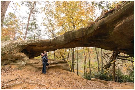 Fall Engagement Proposal At Princess Arch In The Red River Gorge