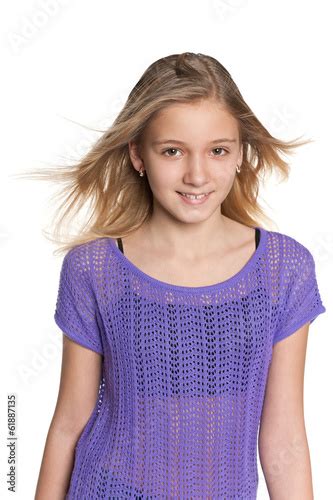 Pretty Preteen Girl Stock Photo Adobe Stock