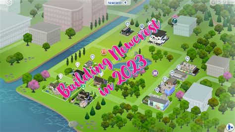 Sims 4 Newcrest Makeover Newcrest Build Ideas 2023 Youtube