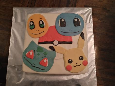 Pokemon Fondant Cake Decorative Baking