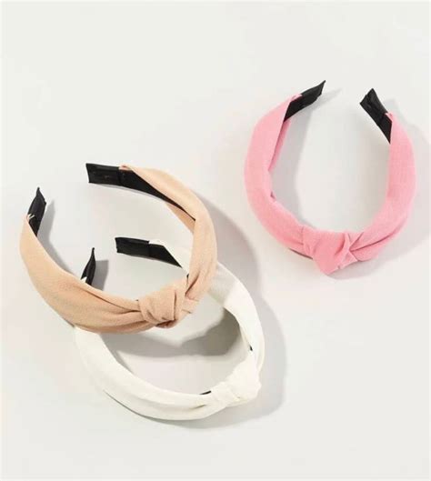 Top Knot Headbands Rib Knot Headband Hair Accessories Etsy