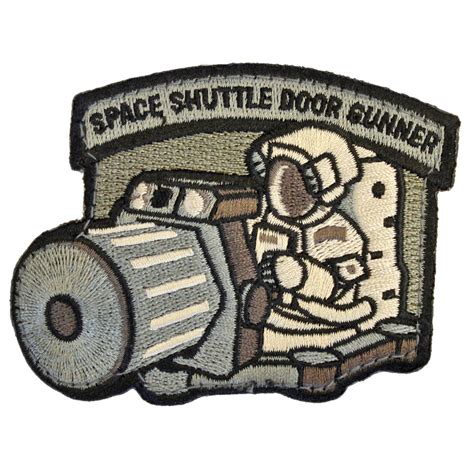 Mil Spec Monkey Shuttle Door Gunner Hook And Loop Tactical Patch
