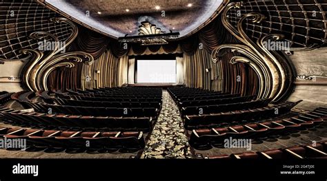 Art Deco Stage And Theater Stock Photo Alamy