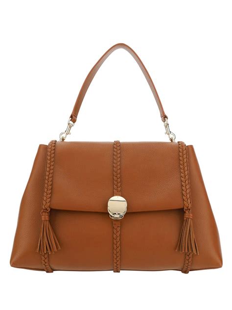 Chloé Penelope Shoulder Bag In Brown Lyst