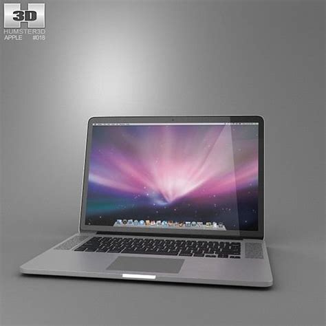 3d Model Apple Macbook Pro With Retina Display 15 Inch Display Vr Ar