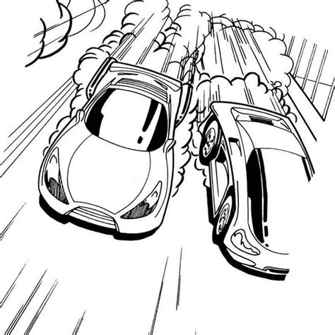 Race Car Track Coloring Pages For Kids