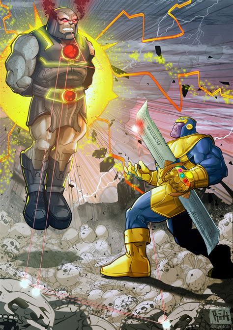 Artstation Darkseid Vs Thanos