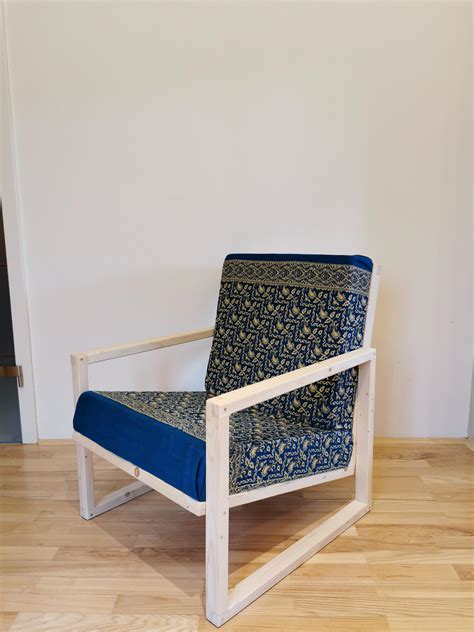 Simple Armchair I Made For A School Project Using Oanly A Mitre Saw A